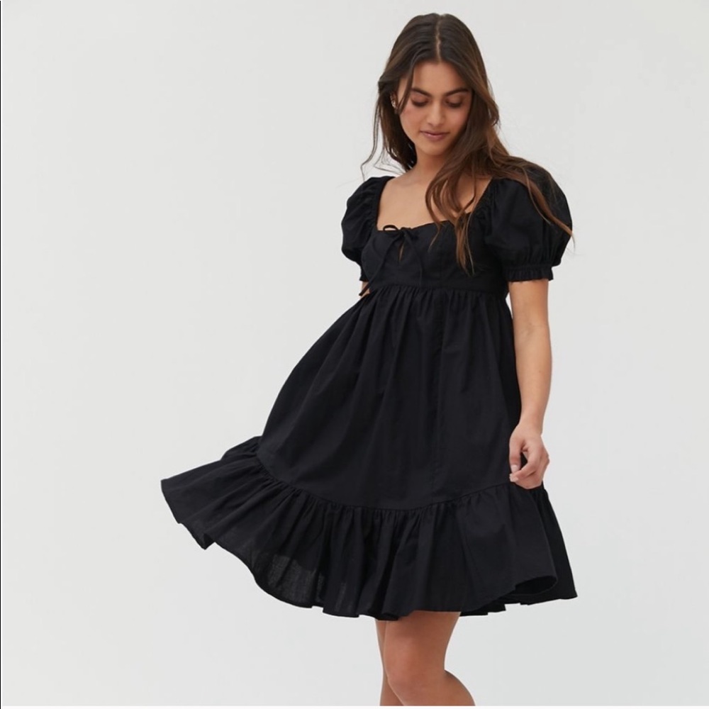 NWT UO wonderland tie back babydoll dress